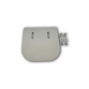Isolatieplaat De Beer Voor Wandbidet Met Bevestiging Wit