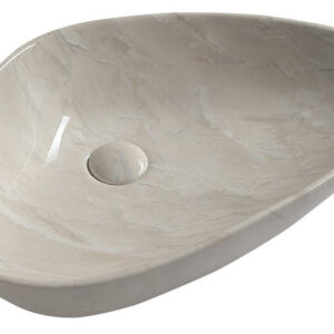 Keramische Opbouw Waskom Sapho Dalma 58,5x39 cm Beige