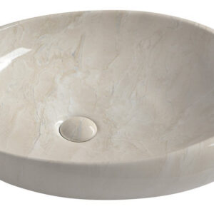 Keramische Opbouw Waskom Sapho Dalma 68x44 cm Beige