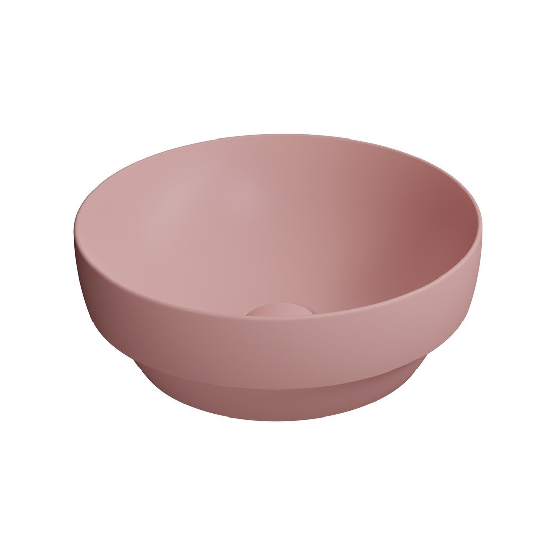 Keramische Opbouw Waskom Sapho Pura dia. 40 cm Roze