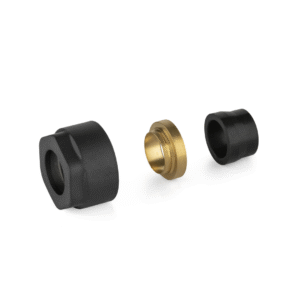 Koppelingen Koper Plieger Valvola 1/2" 15 mm Mat Zwart