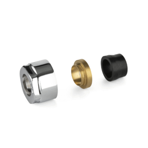 Koppelingen Meerlagenbuis Plieger Valvola 1/2" 16 mm Chroom