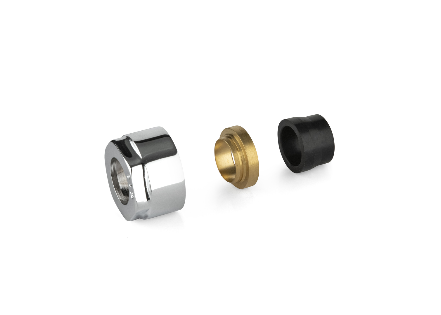 Koppelingen Meerlagenbuis Plieger Valvola 1/2" 16 mm Chroom