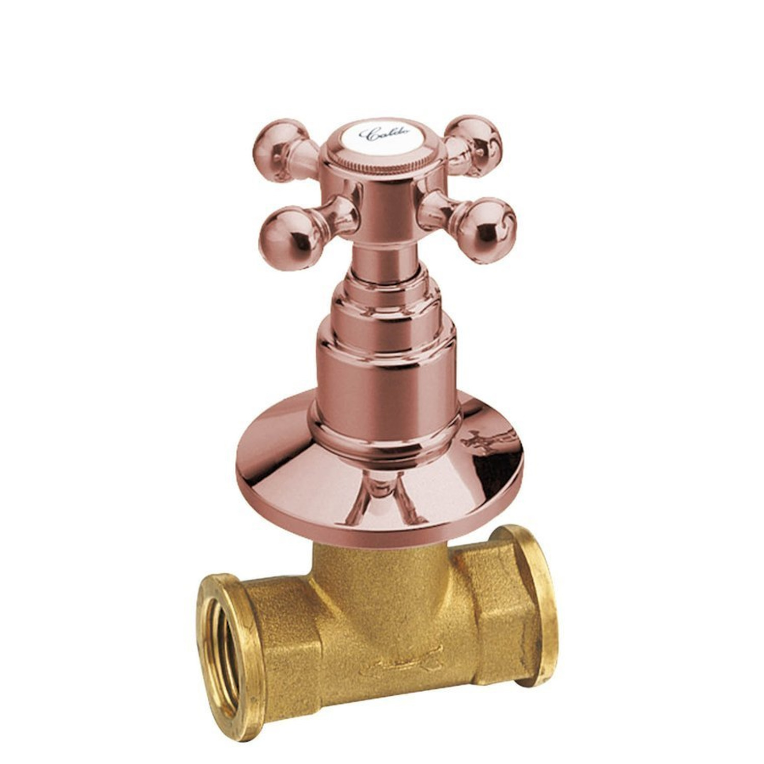 Kruisgreep Koud Water Sapho Antea 6x6 cm Rozegoud