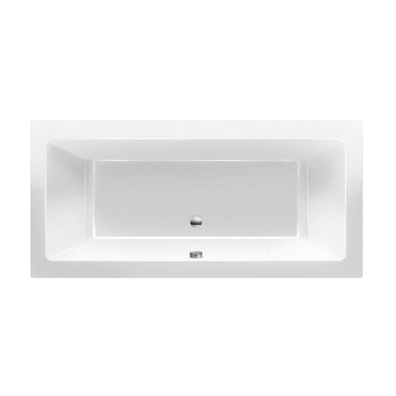 Ligbad Xenz Society 200x90x50 cm Inbouw Acryl Antraciet