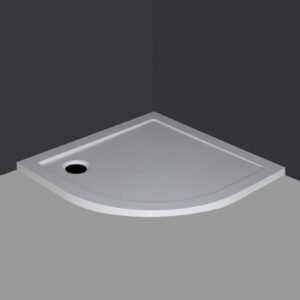 Luxe douchebak SMC 1/4 rond 90 x 90 x 4 inbouw wit