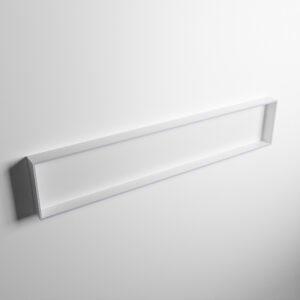 MONDIAZ EASY Nis 149,5x29,5cm in solid surface kleur Cale | Talc. 1 vak geschikt voor in- of opbouw