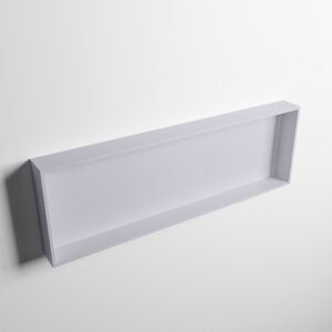 MONDIAZ EASY Nis 89,5x29,5cm in solid surface kleur Cale | Cale. 1 vak geschikt voor in- of opbouw