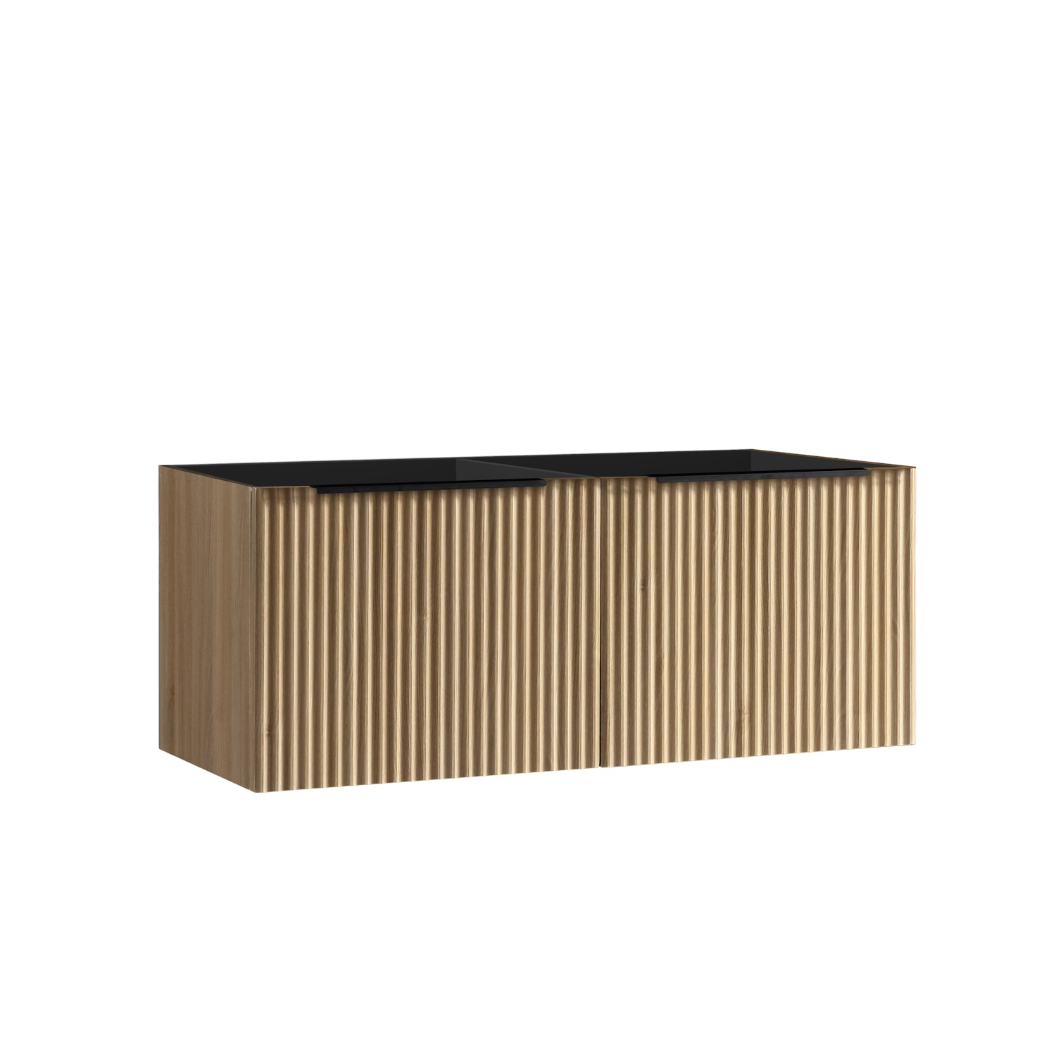 Onderkast BWS Bella Met 2 Laden 2 Uitsparingen 120x45 cm Naturel Eik