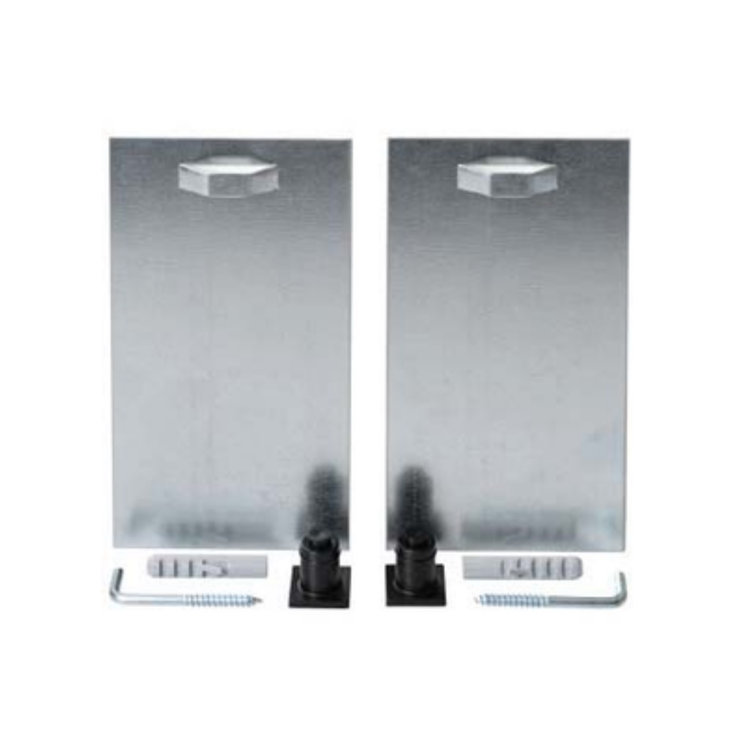 Ophangset Verdekt Plieger Ter Bevestiging Van Spiegel Met Verlichting 16x8cm