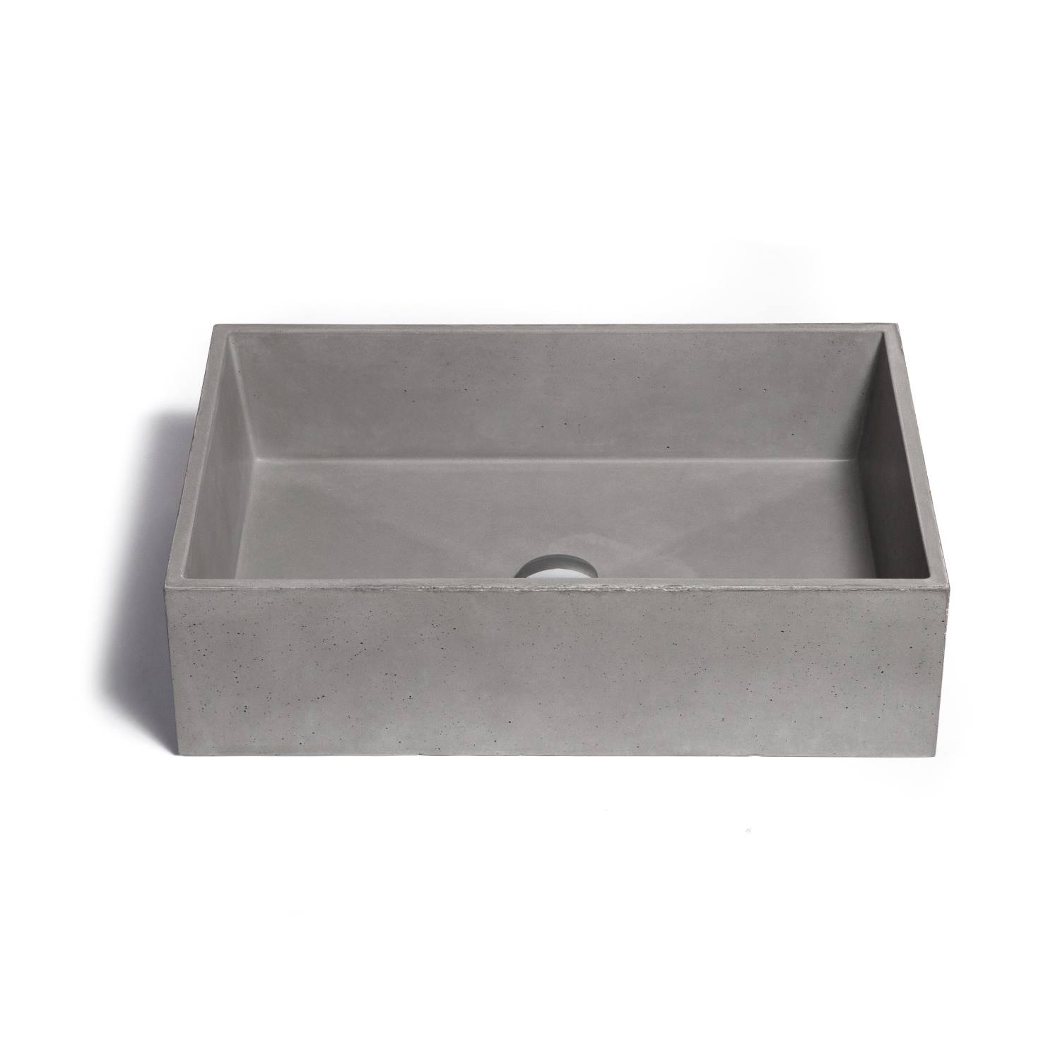 Opzet Wastafel Urbi et Orbi Immissio Beton 60x40x17 cm Antraciet