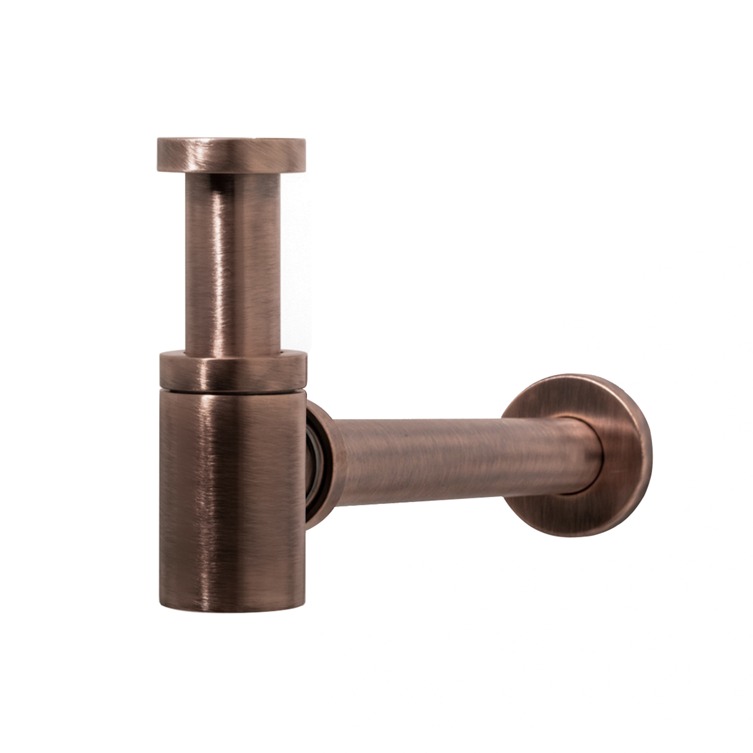 Fontein Sifon Hotbath Cobber Rond Geborsteld Koper PVD