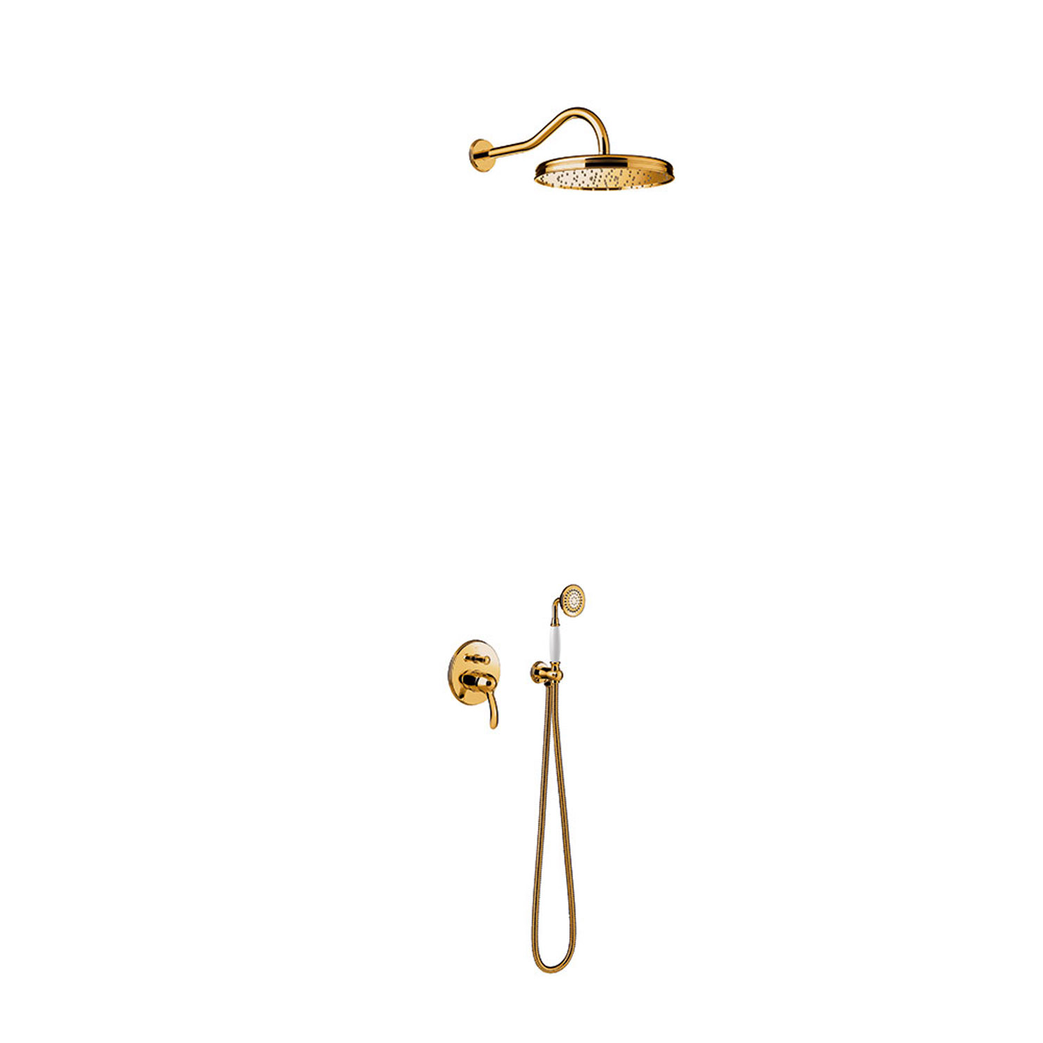 Regendoucheset Tres Clasic Mengkraan Incl. Handdouche Goud