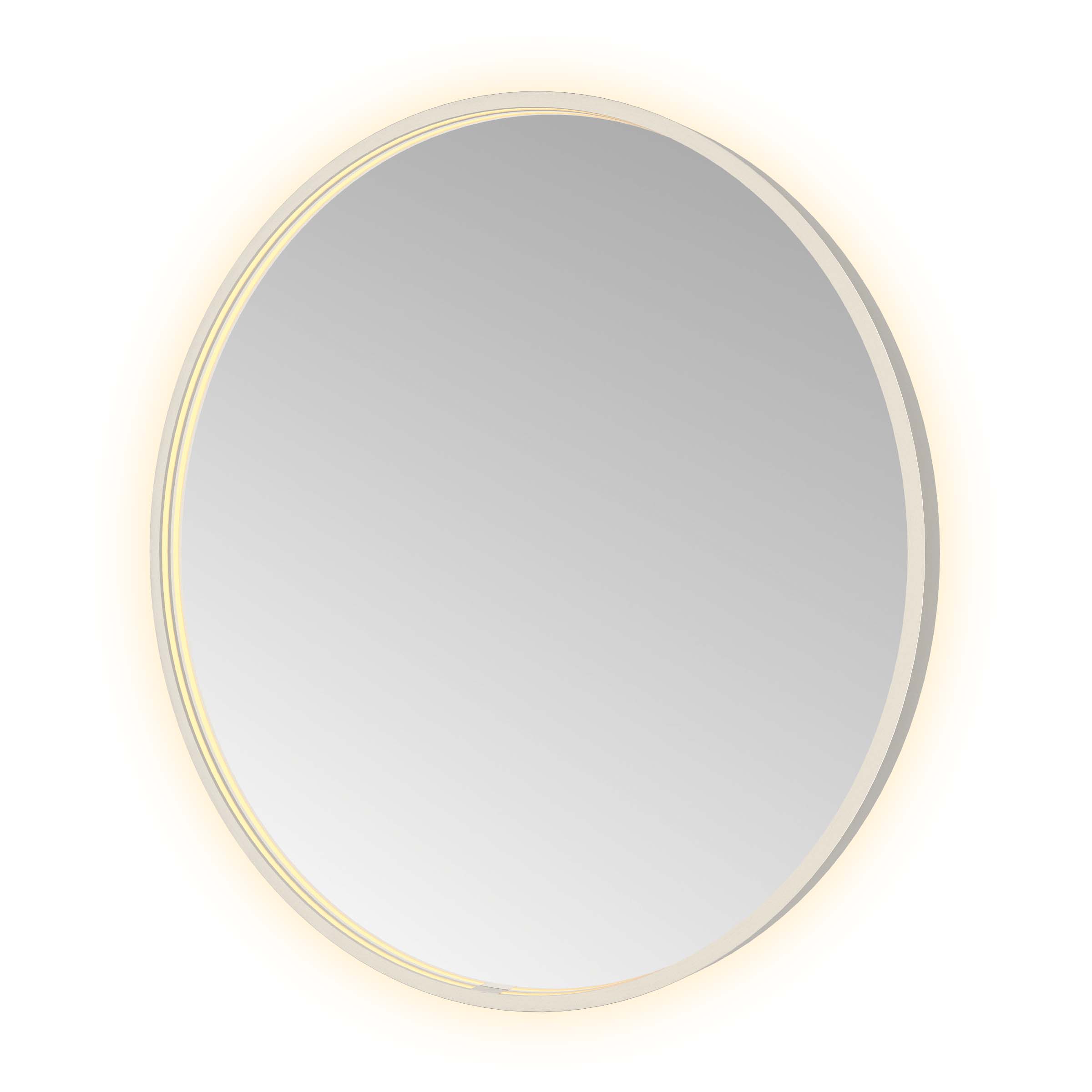 Spiegel Hotbath &MORE 80x80 cm LED-Verlichting Spiegelverwarming Rond RVS