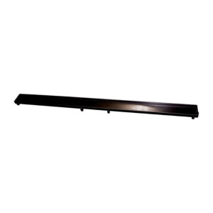 RVS Tegelrooster t.b.v. BWS Douchegoot 90x7 cm Mat Zwart