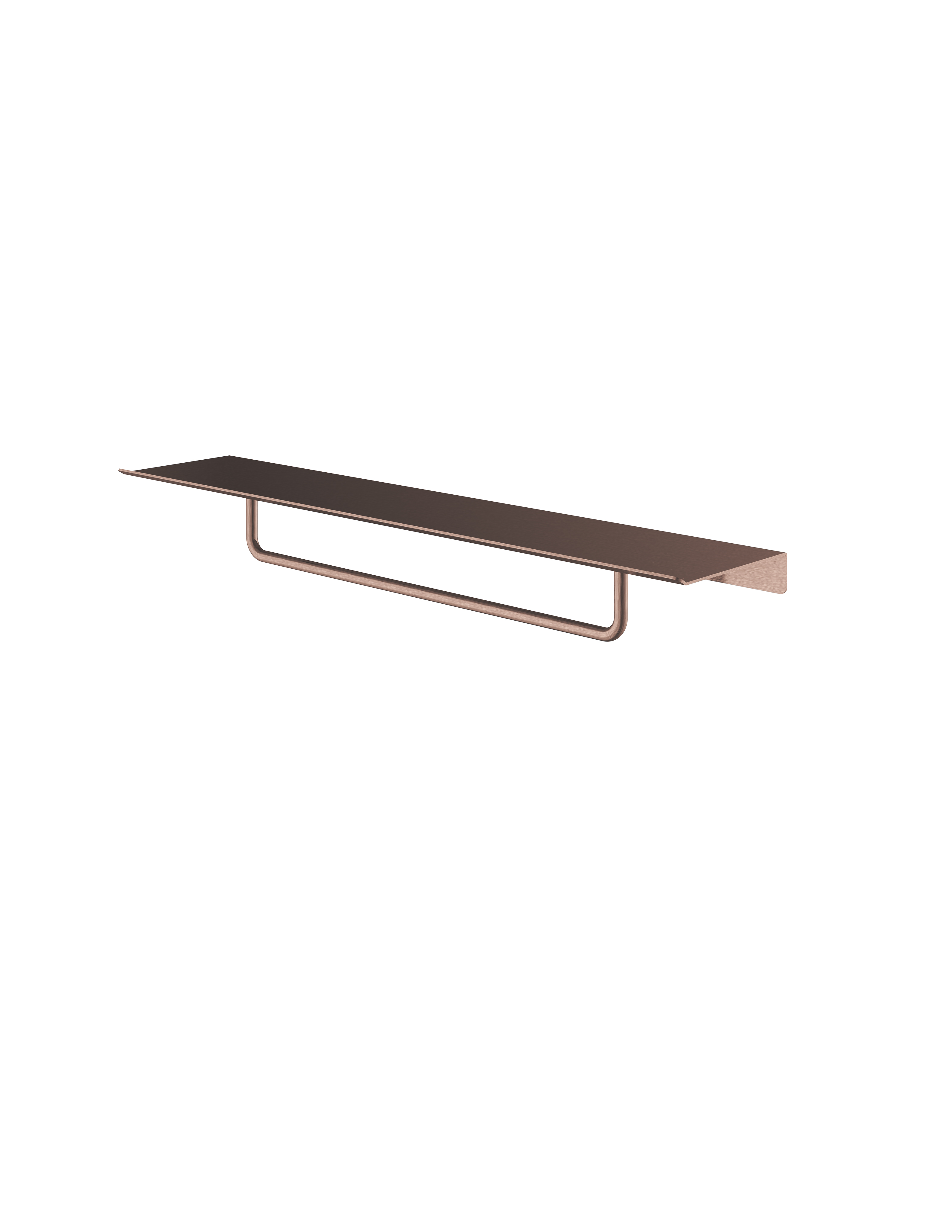Hotbath &More Handdoek rek 40 cm voor Planchet serie Geborsteld koper PVD