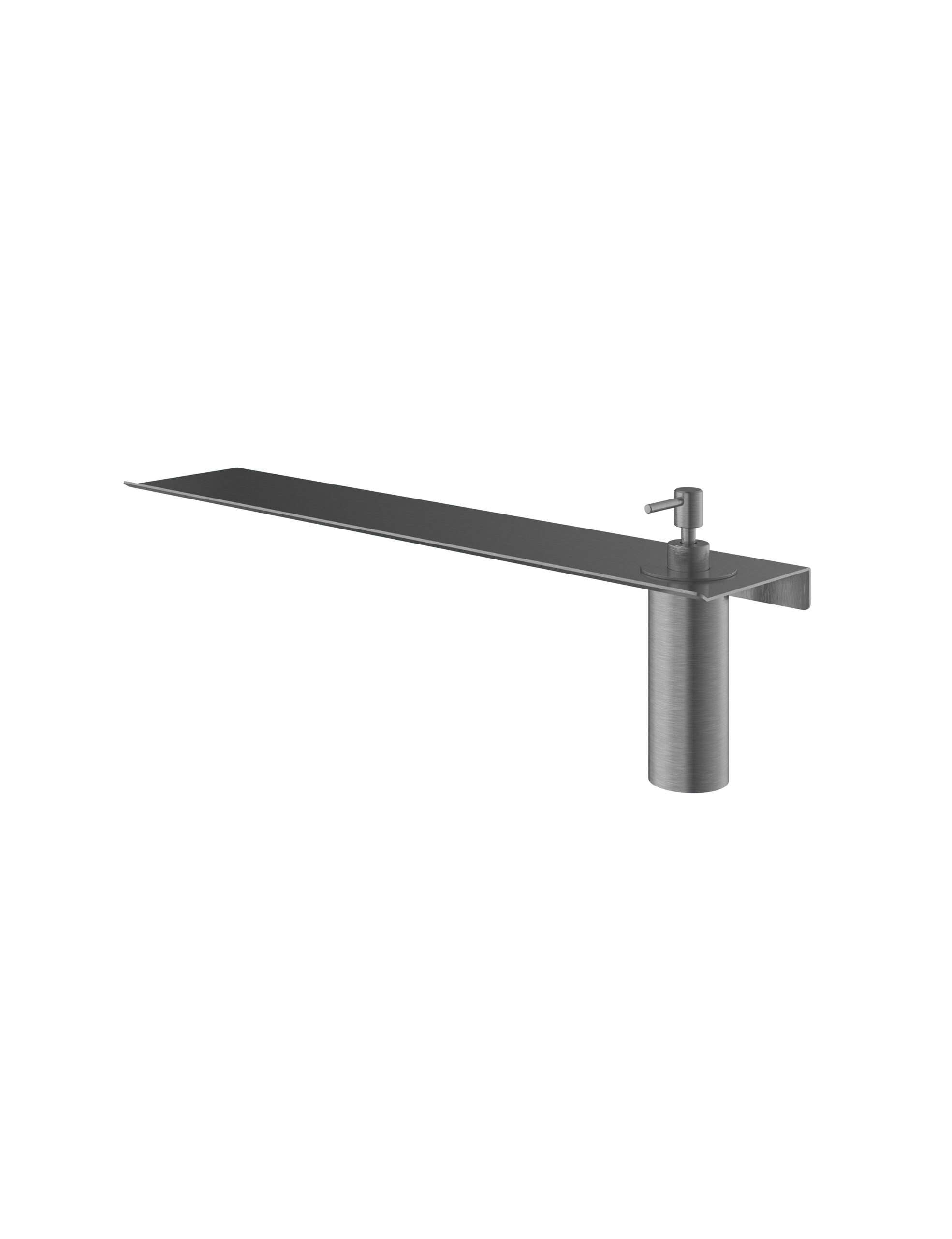Hotbath &More Zeepdispenser voor Planchet serie Geborsteld gunmetal PVD