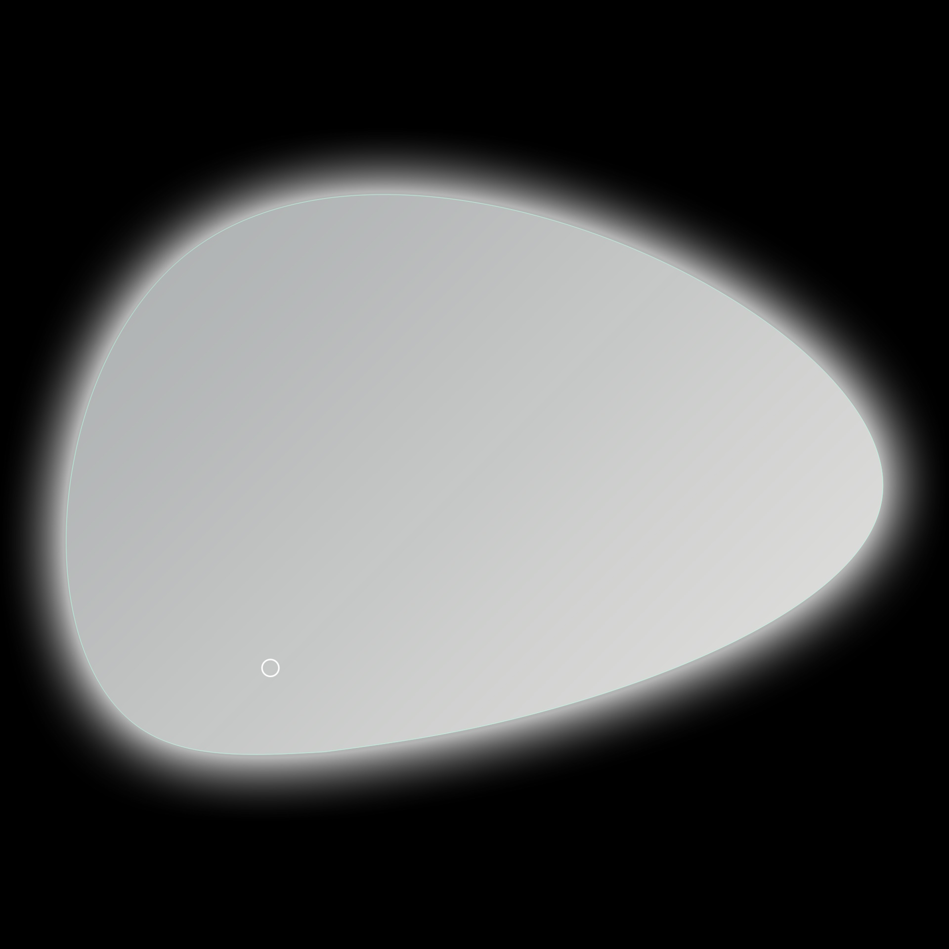 Spiegel Arcqua Rocker 120x80 cm met Organisch Backlight LED-verlichting