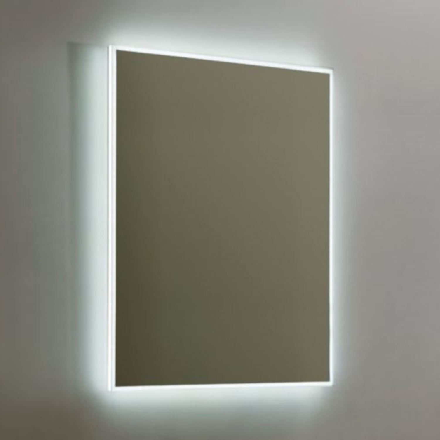 Spiegel Sanilux Mirror Infinity 58x80x4,1 cm Aluminium met LED Verlichting en Touch Sensor