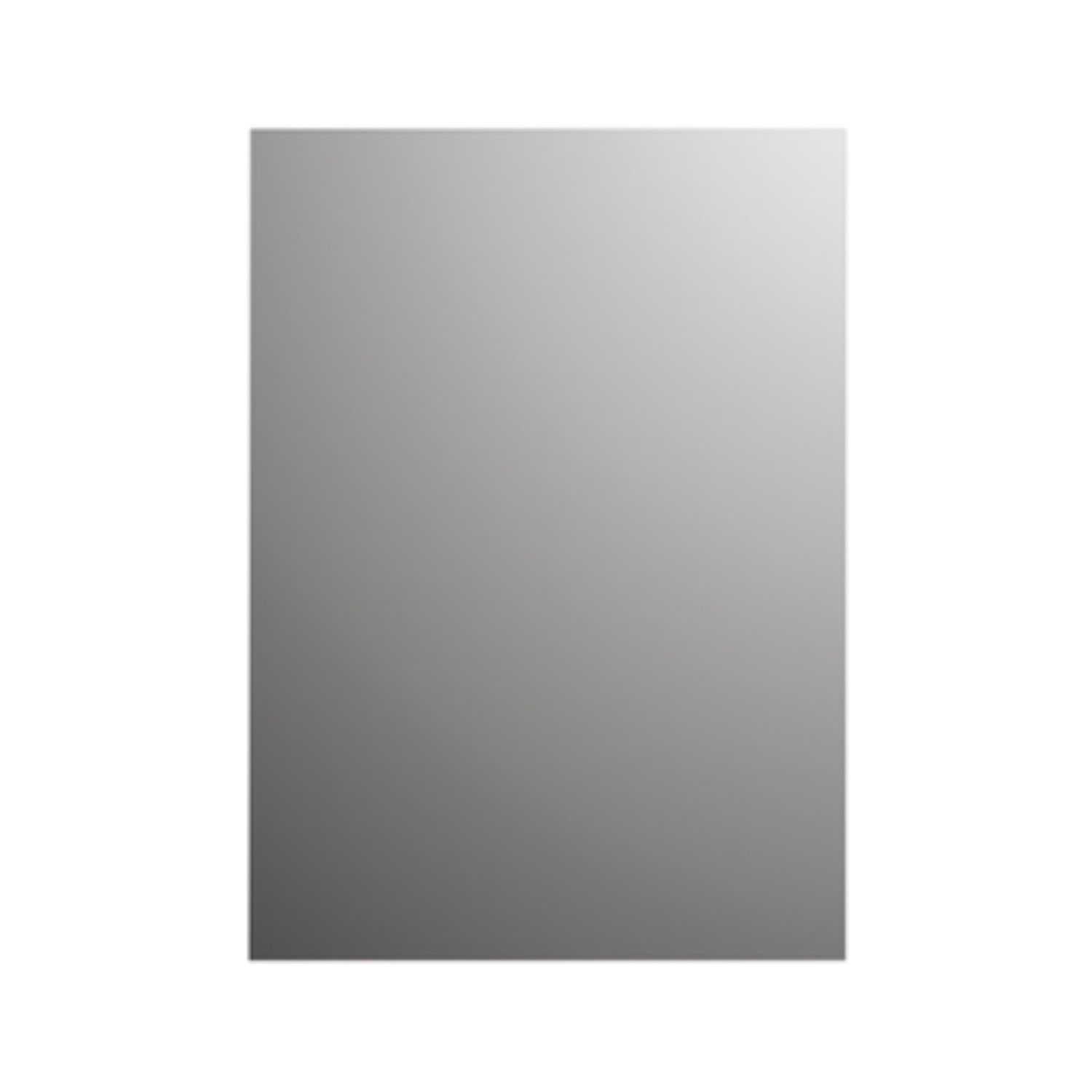 Spiegel Basic Plieger Rechthoekig 4mm 60x40cm Zilver