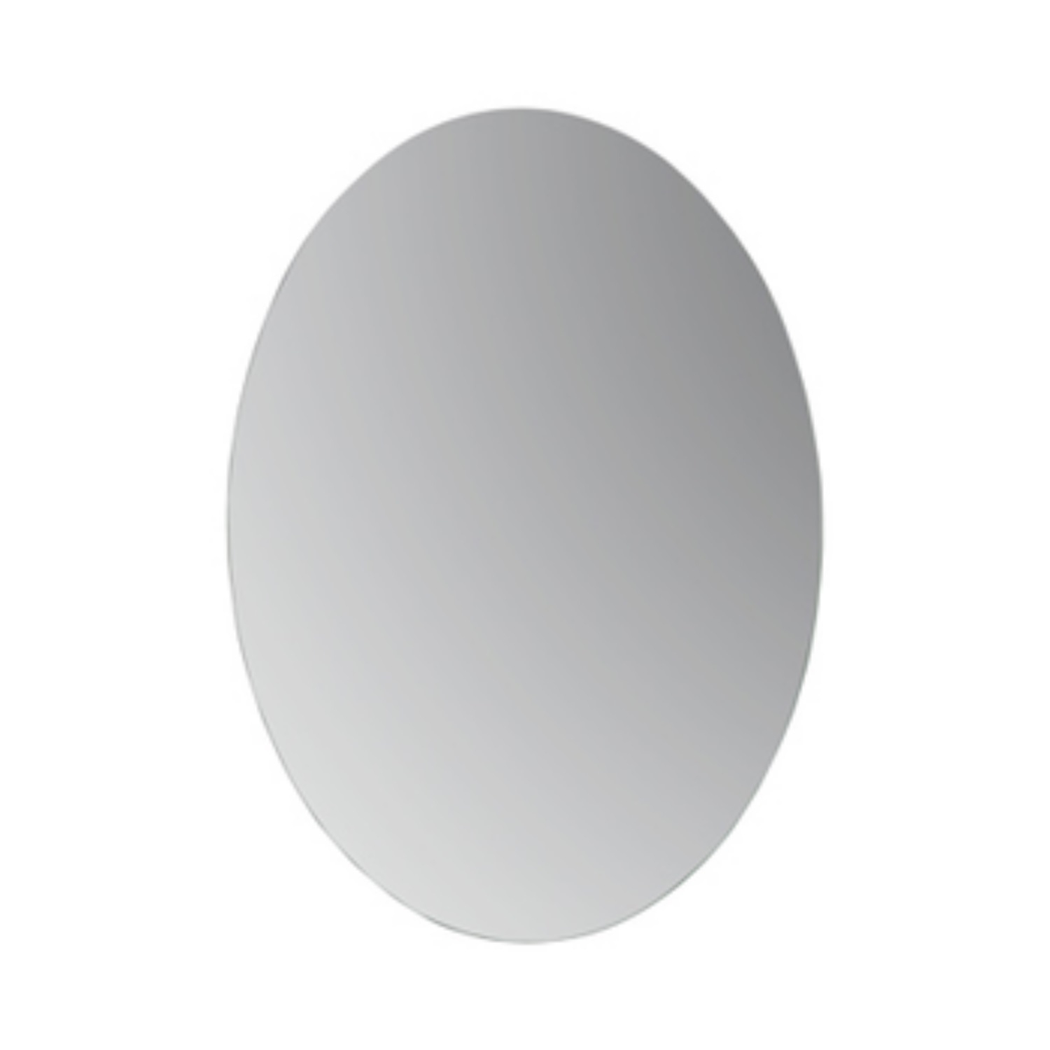 Spiegel Fitline Plieger Ovaal 3mm 38x27cm Zilver