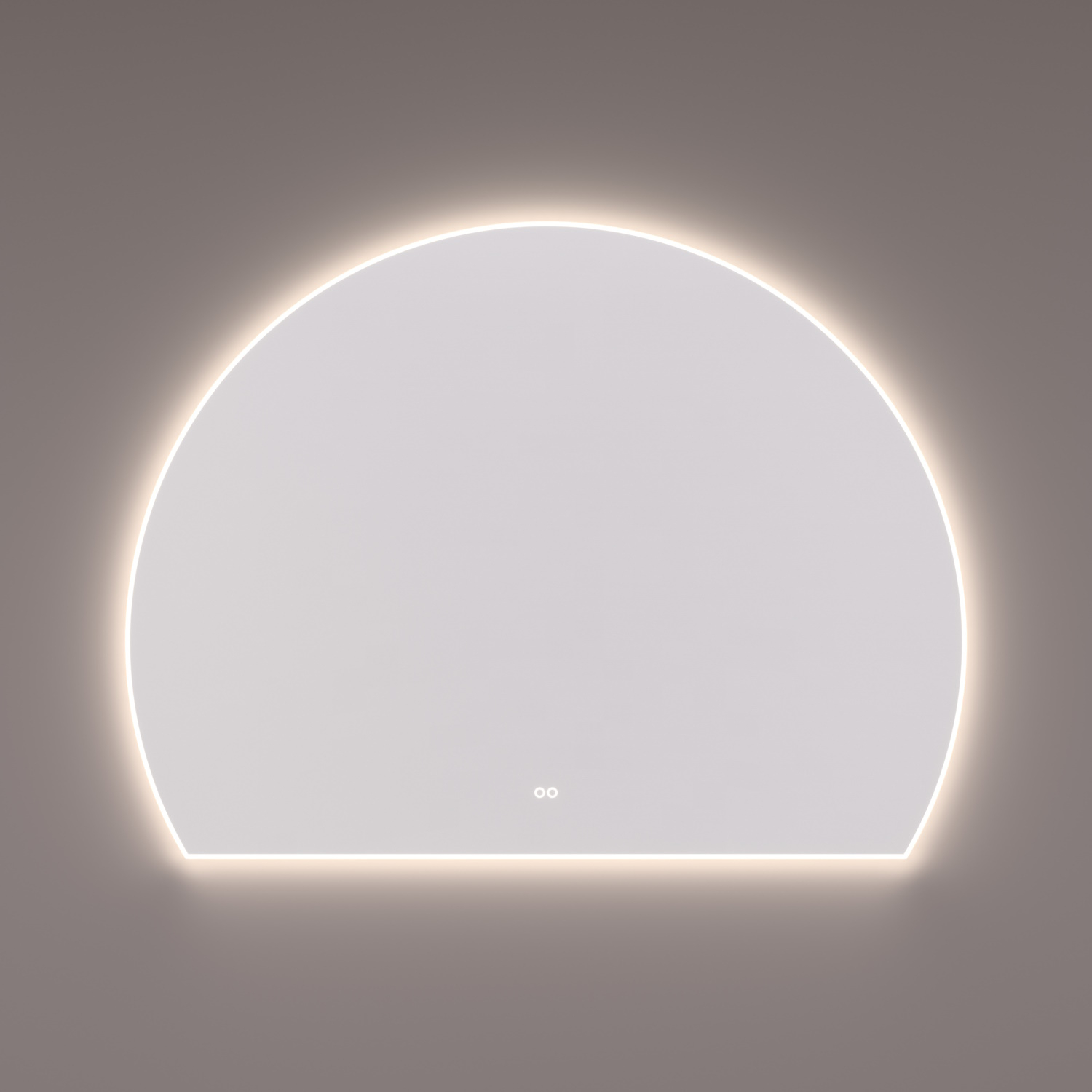 Spiegel Hipp Design SPV SL Halfrond Met Verlichting Incl. Spiegelverwarming (Alle Maten)