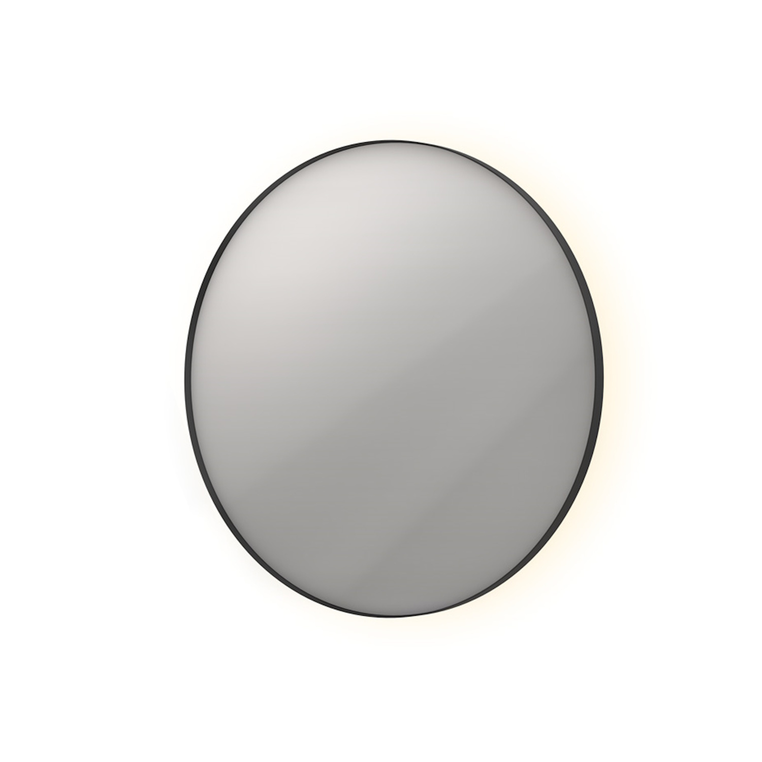 Spiegel INK SP17 80x4x80 cm Geborsteld Metal Black