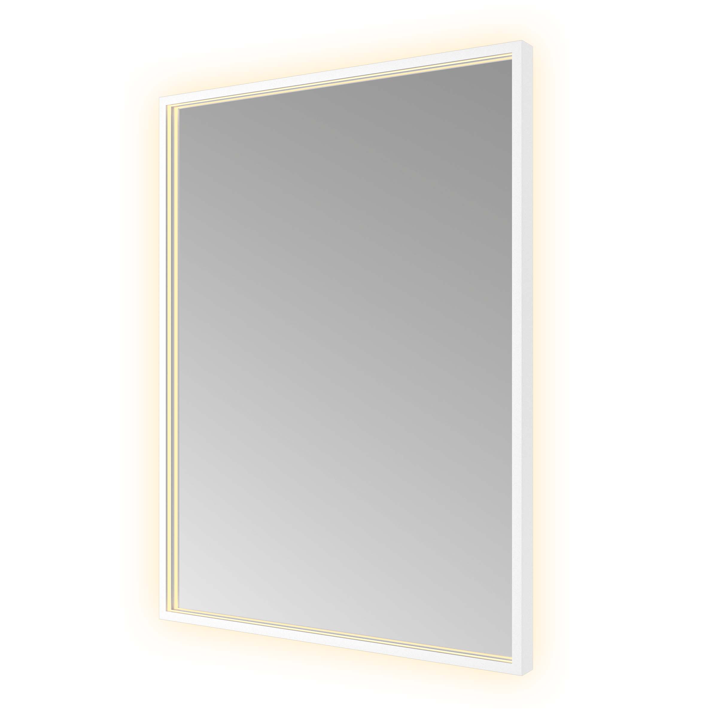 Spiegel Hotbath &MORE 80x60 cm LED-Verlichting Spiegelverwarming Rechthoek Mat Wit