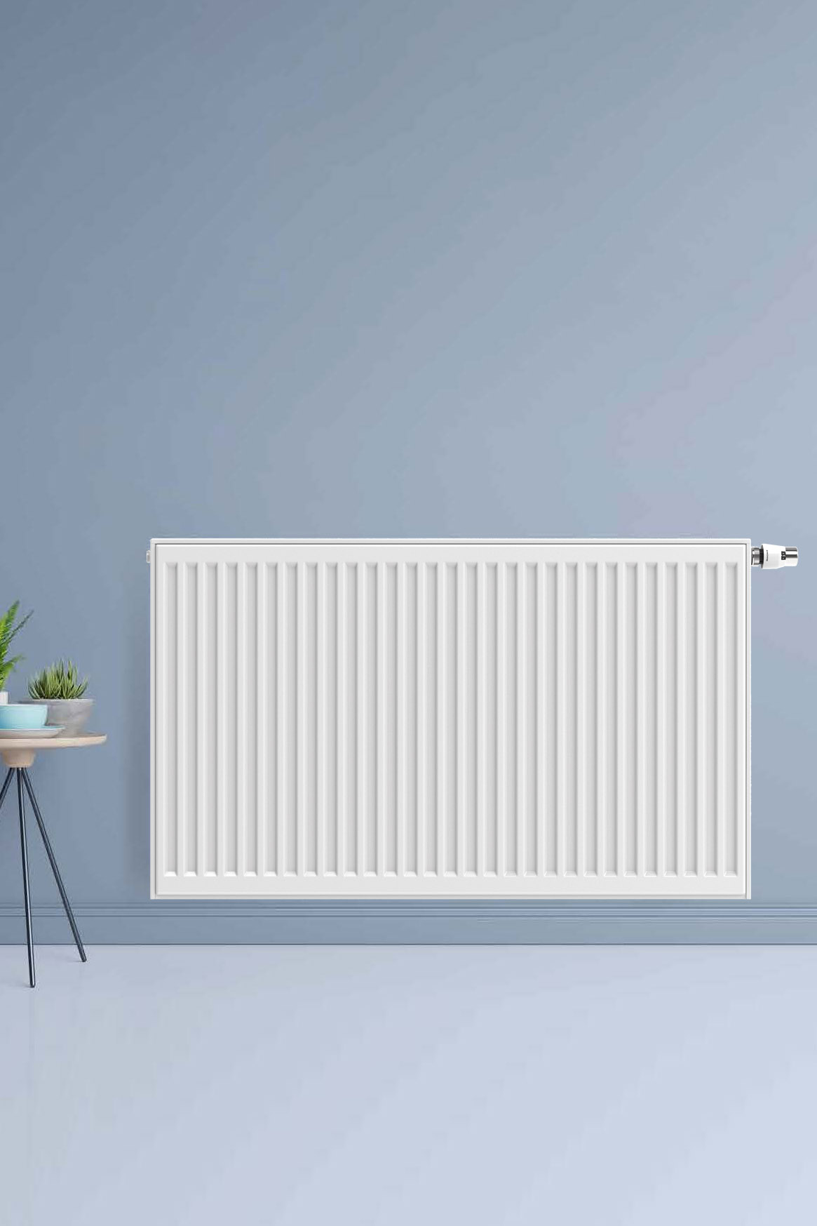 Radiator BWS Lucy 50x50 cm 747W Type 22 6 Aansl. Wit