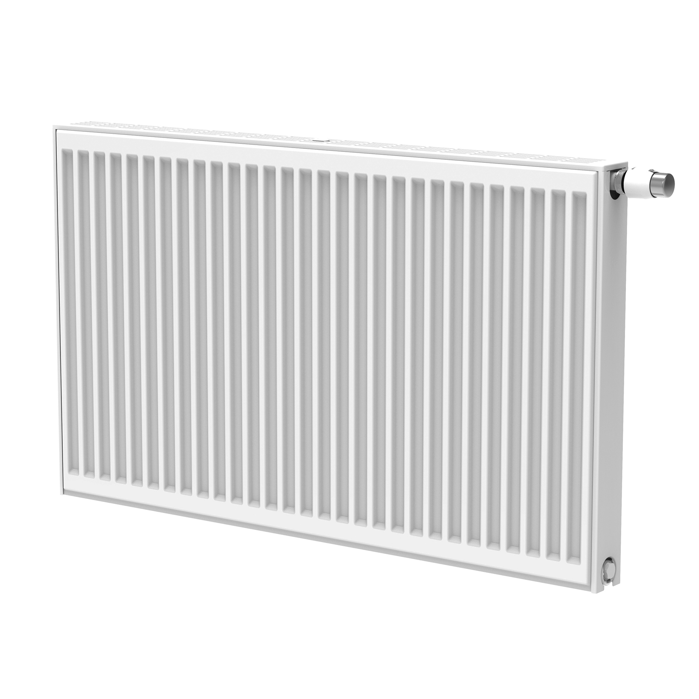 Radiator BWS Lucy 30x120 cm 1619W Type 33 6 Aansl. Wit