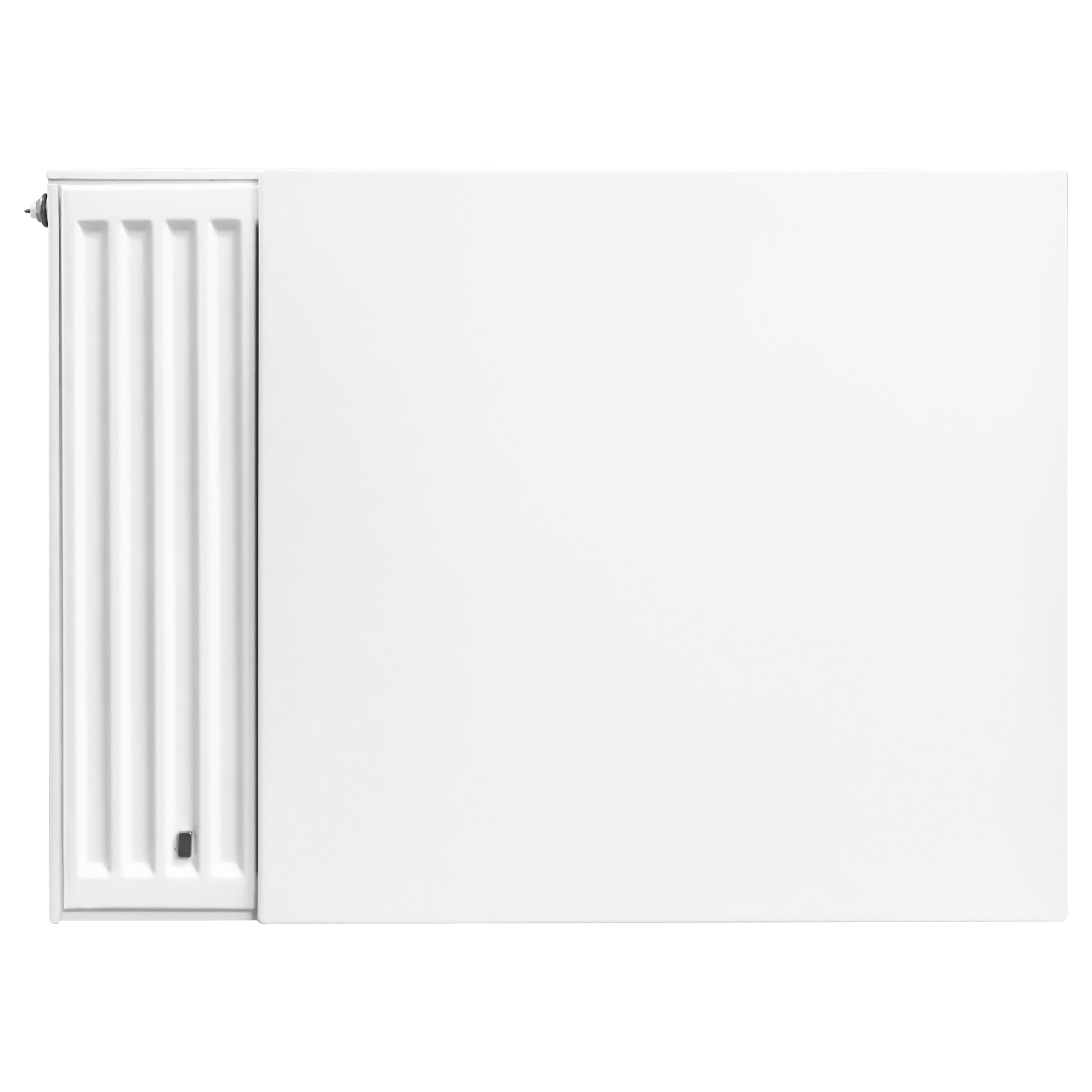 Radiator Voorplaat BWS Wesley 30x120 cm Vlakke Afwerking Wit