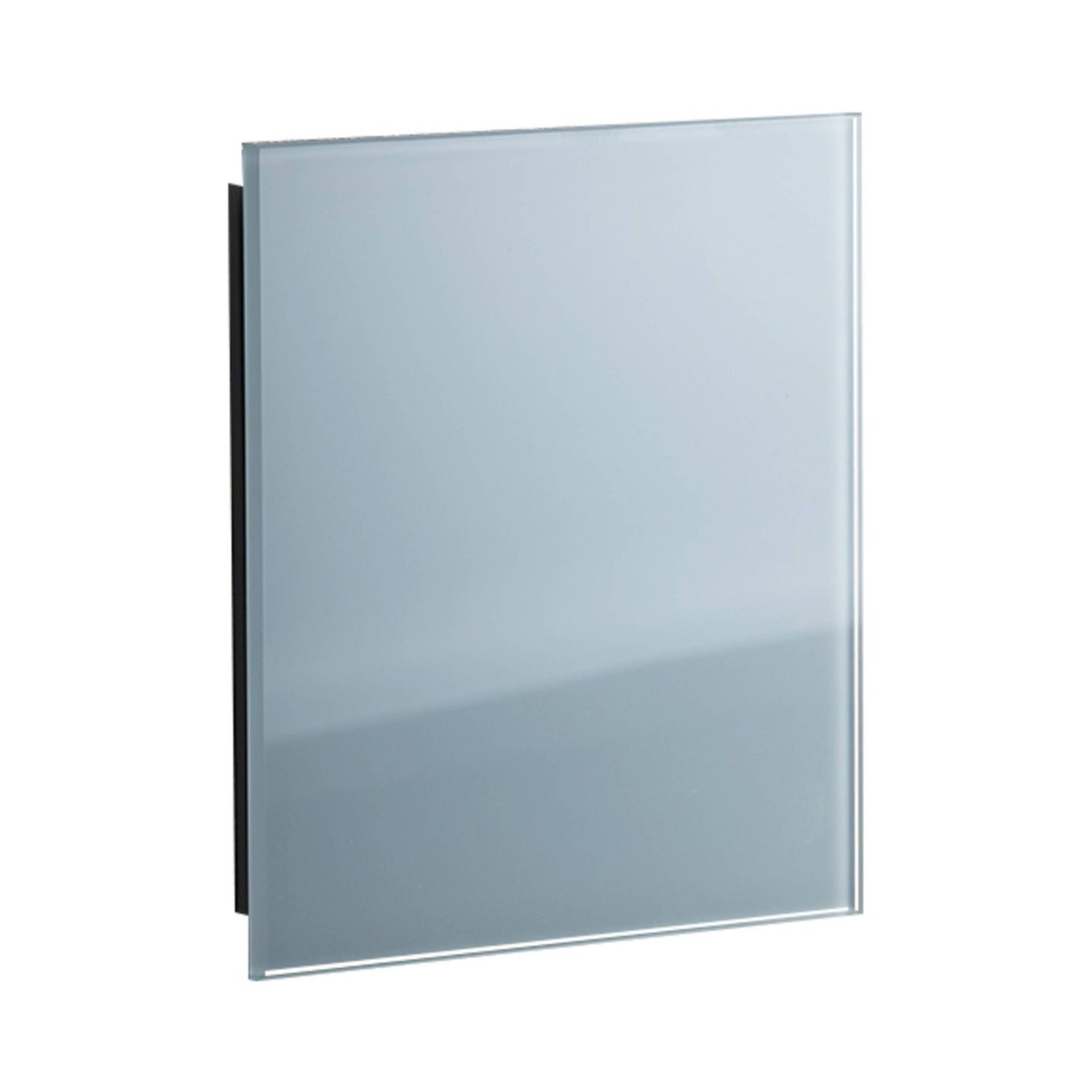 Sunshower Ventilatierooster Vierkant 13x13 cm Wit Glas (2 stuks)