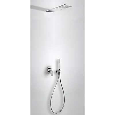Tres Loft Inbouwd met doucheset met geintegreerde mengkraan Chroom 20018005