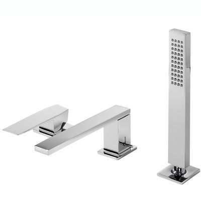 Tres Slim Badmengkraan voor randset met handdouche Chroom 20216103