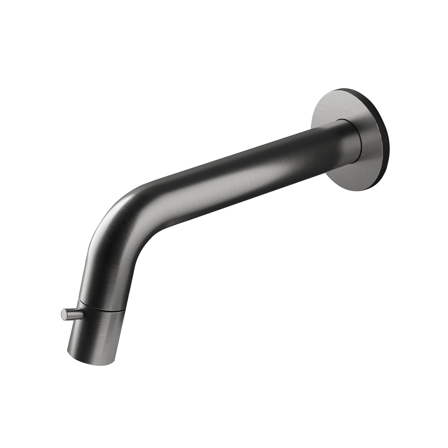 Fonteinkraan Inbouw Hotbath Cobber 1-knop gebogen 18.6 cm Inkortbaar Verouderd IJzer
