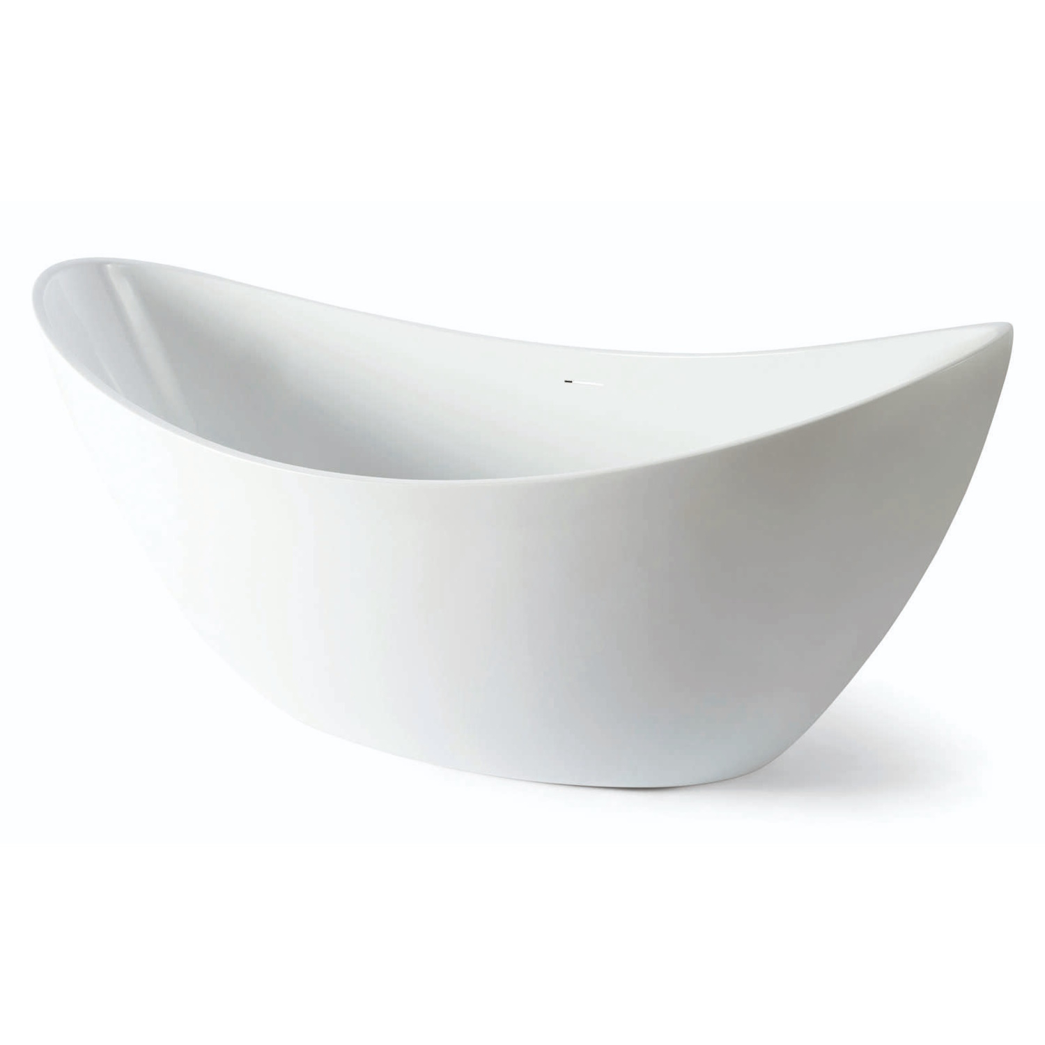 Vrijstaand Bad Luca Sanitair Primo Acryl 180x80x77 cm Incl. Afvoerset Mat Wit