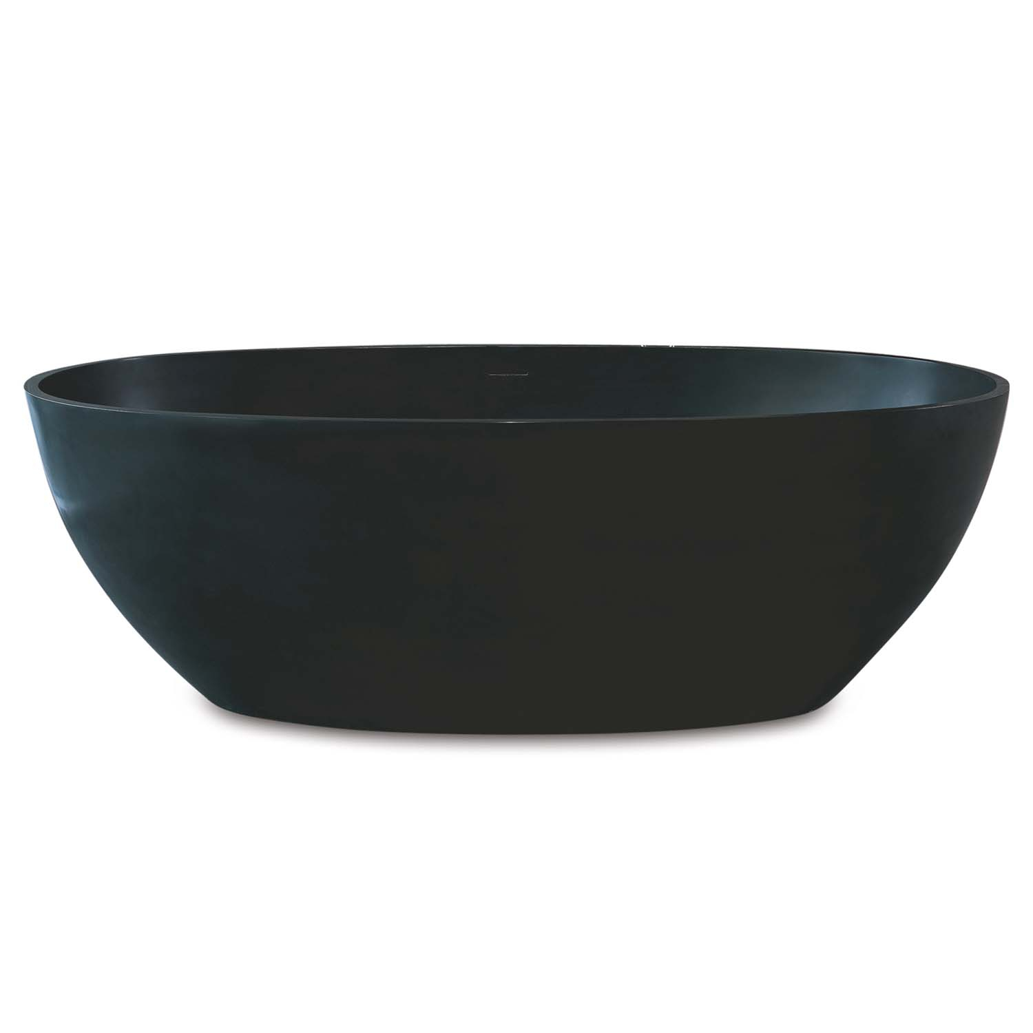 Vrijstaand Bad Luca Sanitair Vasca 180x93x56cm Solid Surface Antraciet