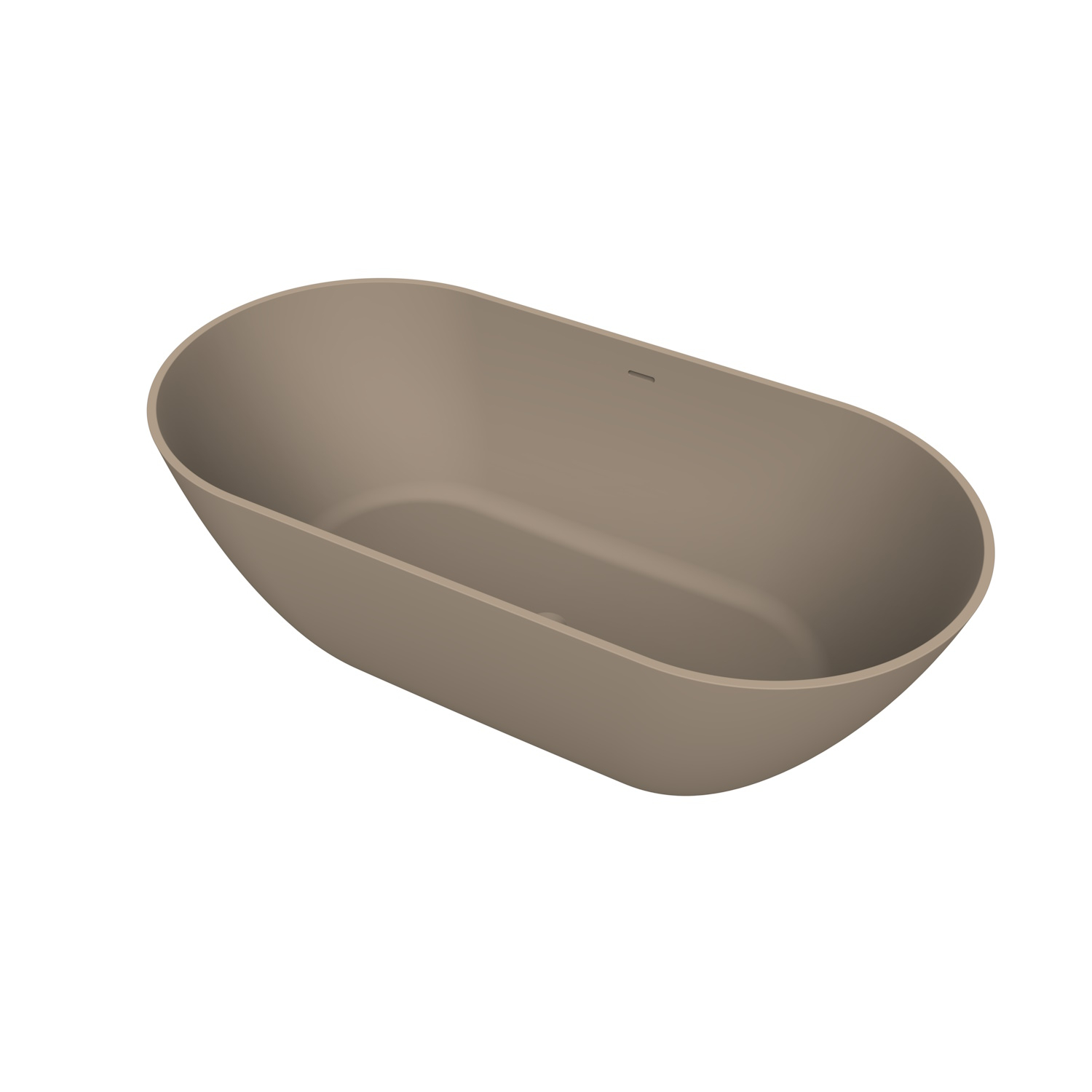 Vrijstaand Ligbad Arcqua Cusco 165x85 Mat Truffel