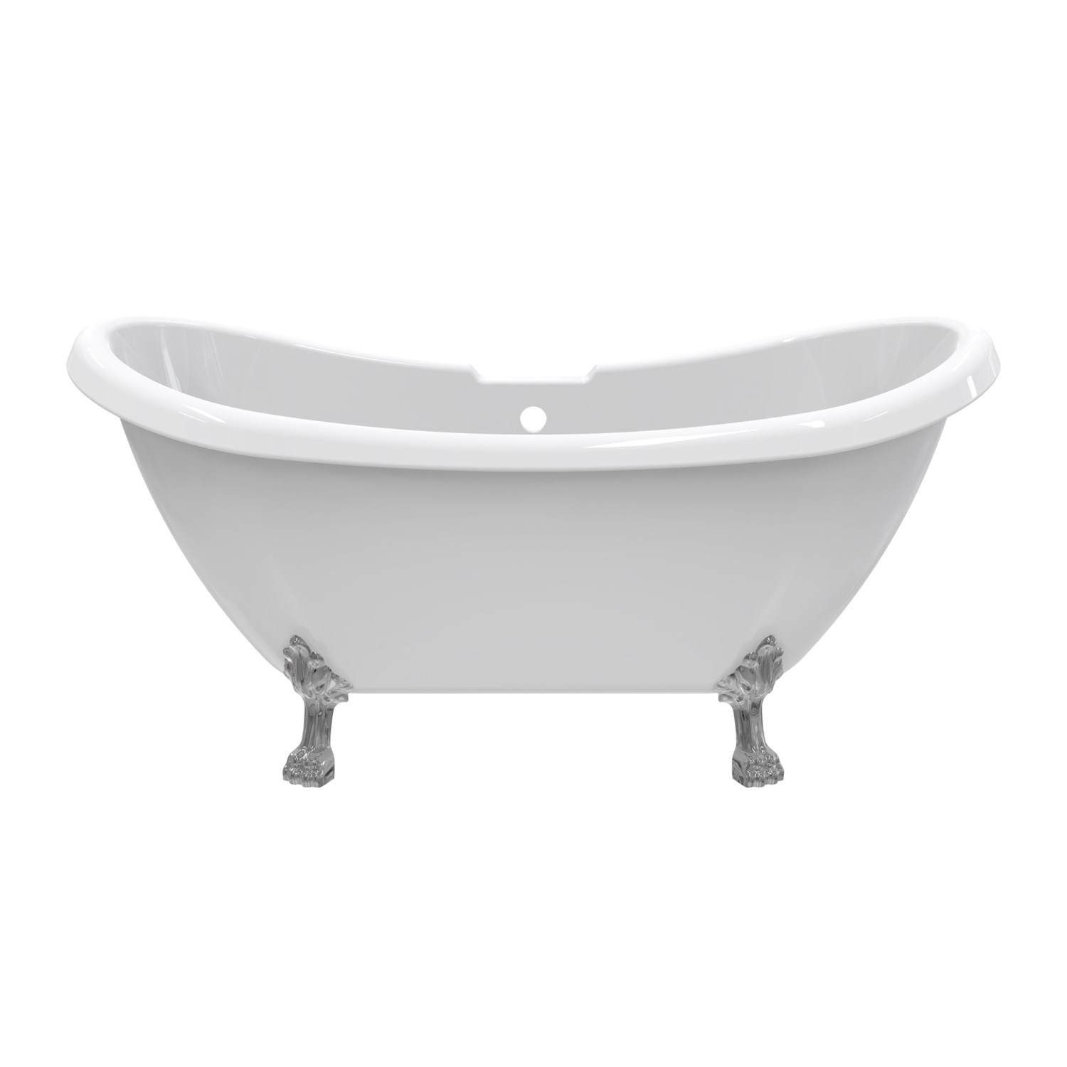 Vrijstaand Ligbad Best Design Liberty Sidcup Nostalgisch 171x71x77 cm Inclusief Poten Glans Wit
