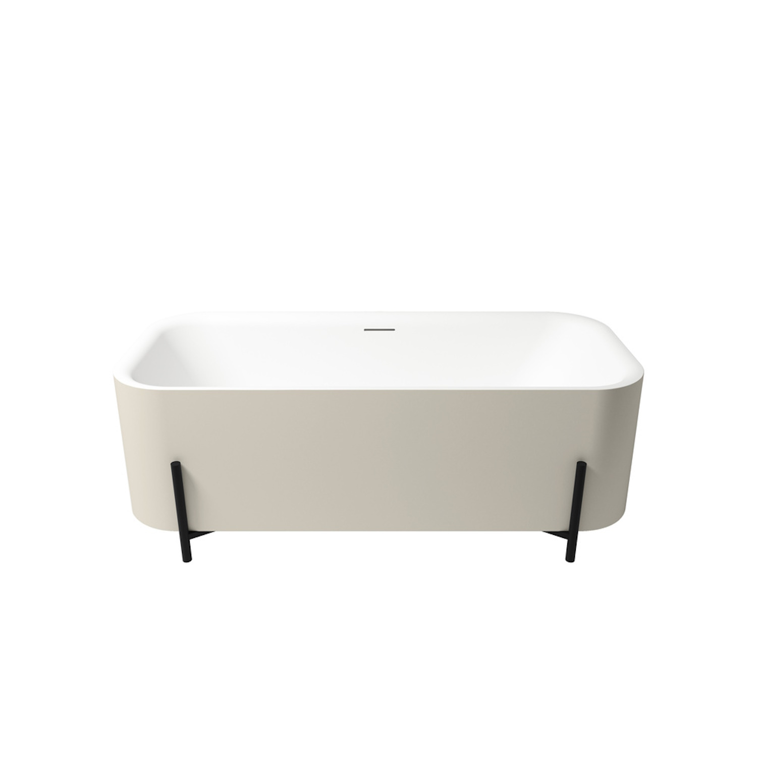 Vrijstaand Ligbad Zydra Aura 75x170 cm Natural
