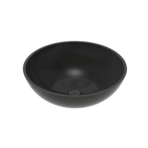 Waskom BWS Veroni Per Solid Surface 42x42x14 cm Zwart