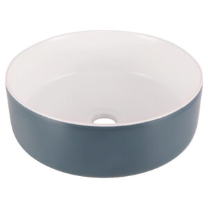 Waskom Differnz Mira 12x36 cm Blauw/Wit