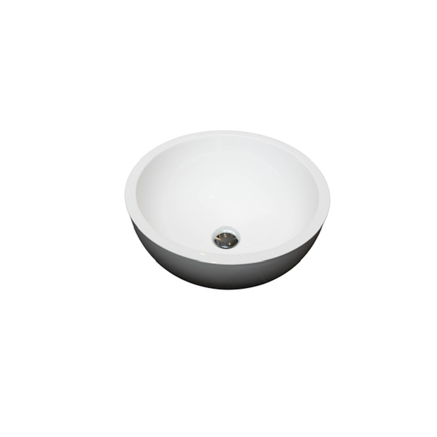 Waskom Loutro Milano M Rond 39x39x15.5 cm Mat Wit