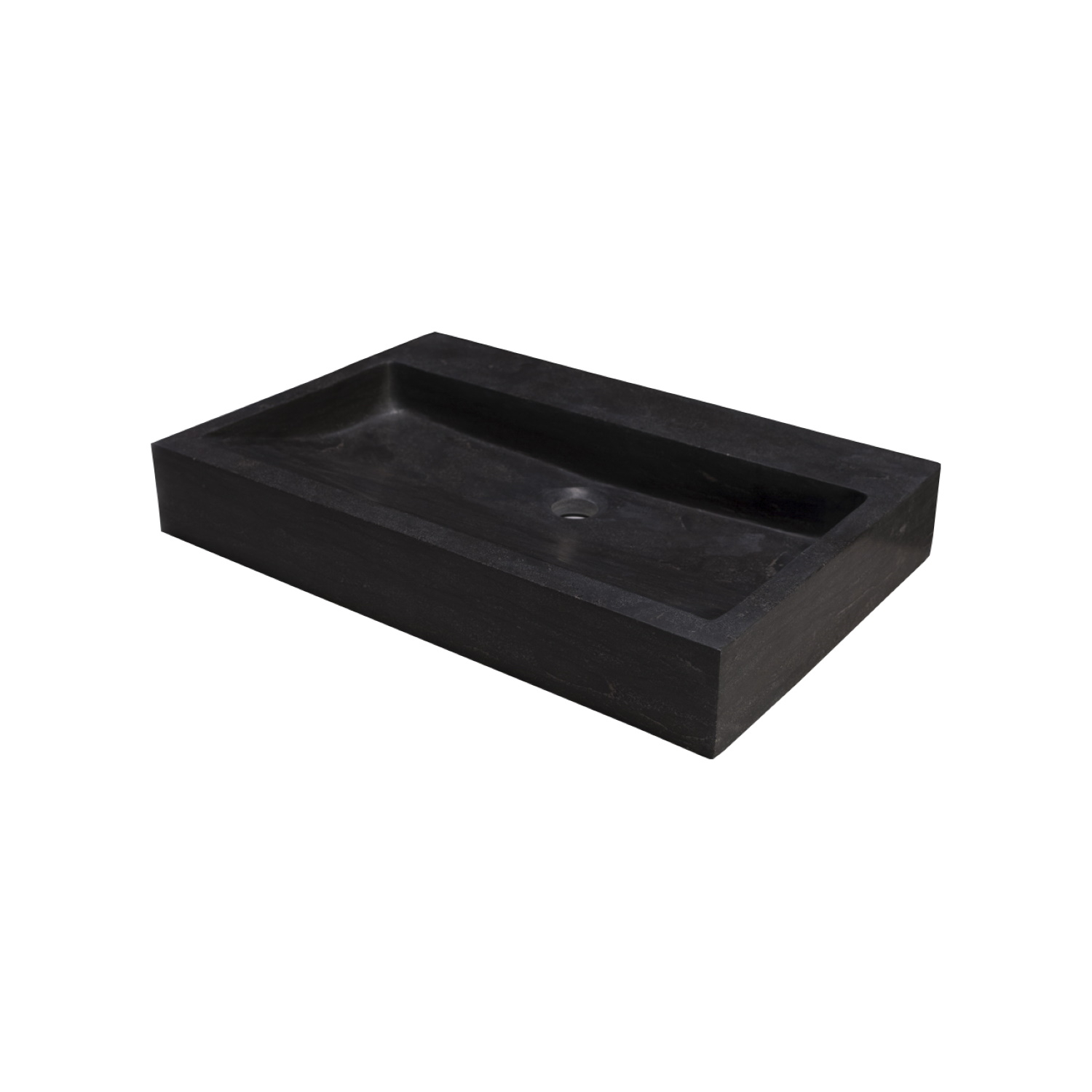 Wastafel Forzalaqua Oslo Hardsteen Gezoet Zonder Kraangat 60x40x9 cm