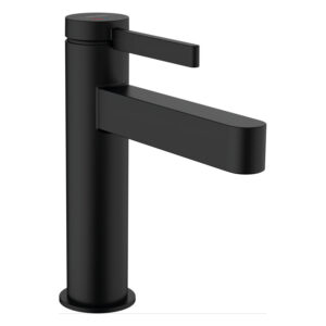 Wastafelmengkraan Finoris HansGrohe Eengreeps 110 CoolStart met PushOpen Waste Mat Zwart