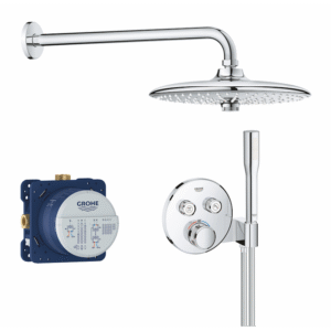 Grohe Smartcontrol Thermostatisch Inbouw Douchekraan Shower-Set 3 Stralen Rond Chroom