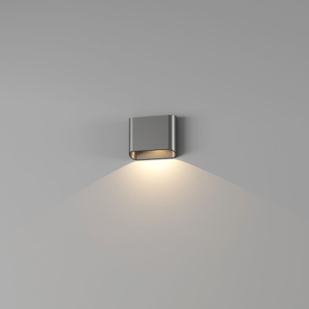 Wandlamp Artdelight Diaz 1 Lichts LED 2700K Dimbaar Gunmetal