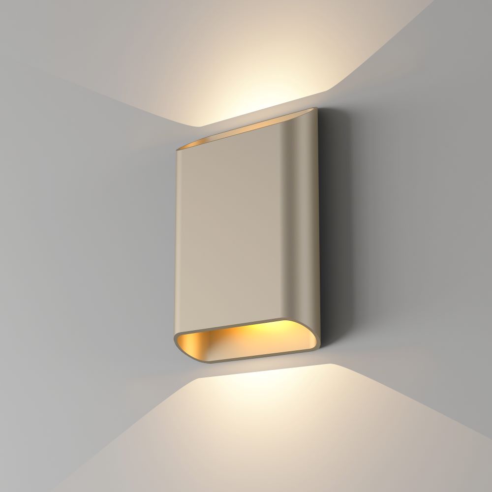 Wandlamp Artdelight Diaz 2 Lichts Large LED 2700K Dimbaar Champagne