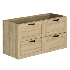 Allibert Cambridge onderkast 120cm met vier lades