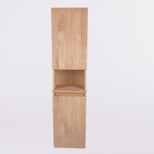 B-Stone Accord eiken badkamerkast 40x30x168cm met open vak